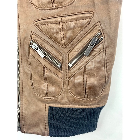 BCBG MaxAzria Leather Vest NWOT - Picture 3 of 7